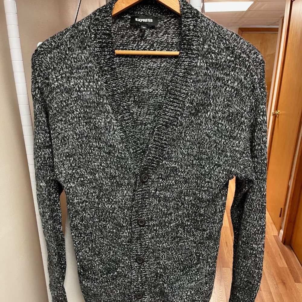 Express Marled Knit Cardigan